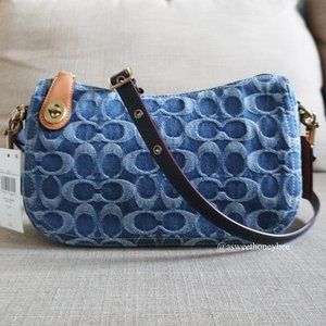 *NEW* COACH SWINGER BAG - DENIM